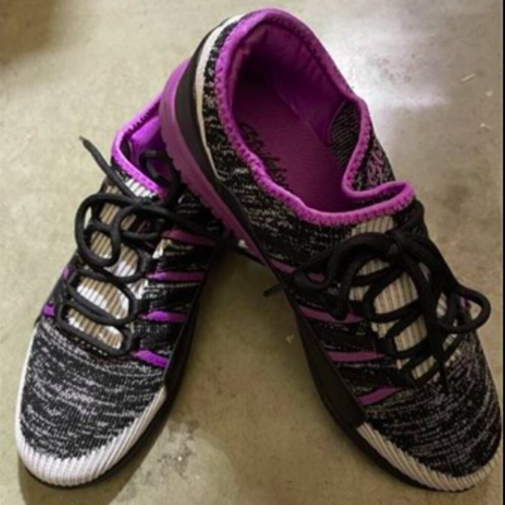 NEW KR Strikeforce Womens Athletic Style Bowling Shoe Sz 8 purple/black